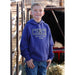 Boys Purple Fleece Hoodie