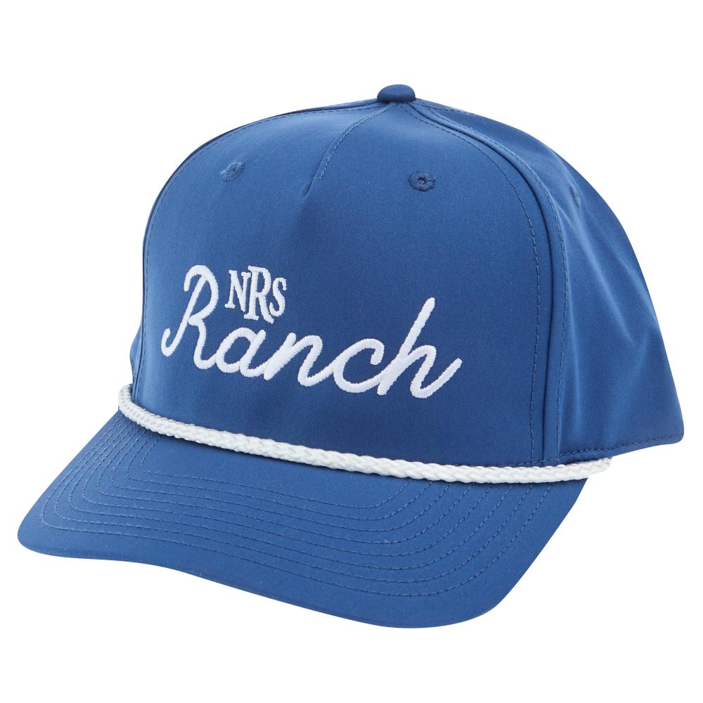 NRS Ranch Blue/White Cursive Logo Cap