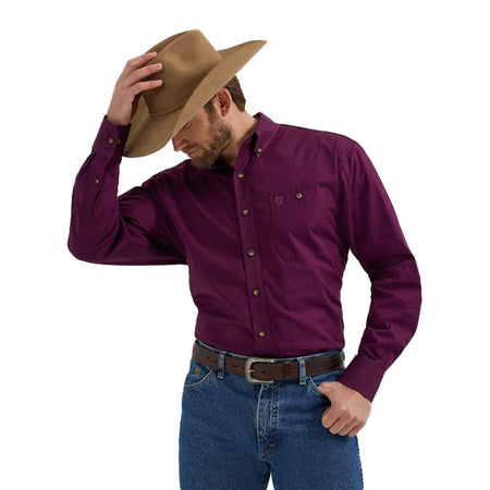 Wrangler George Strait Burgundy Shirt
