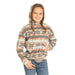 Girls Camel Scenery Print Hoodie