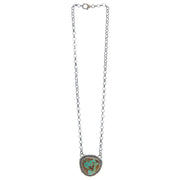 Sterling Silver Turquoise Stone Necklace