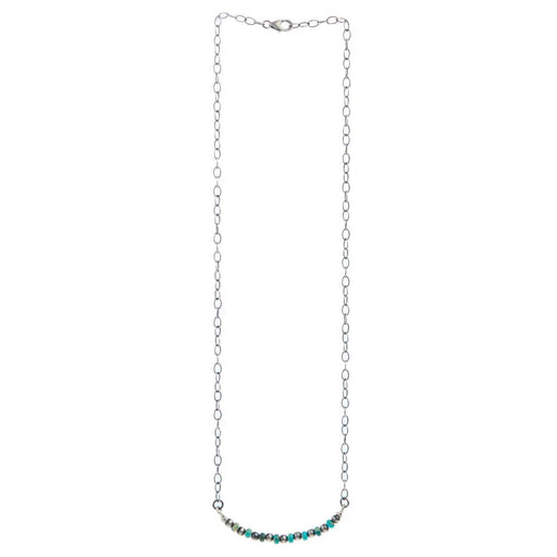 Navajo Pearl and Turquoise on Chain Necklace