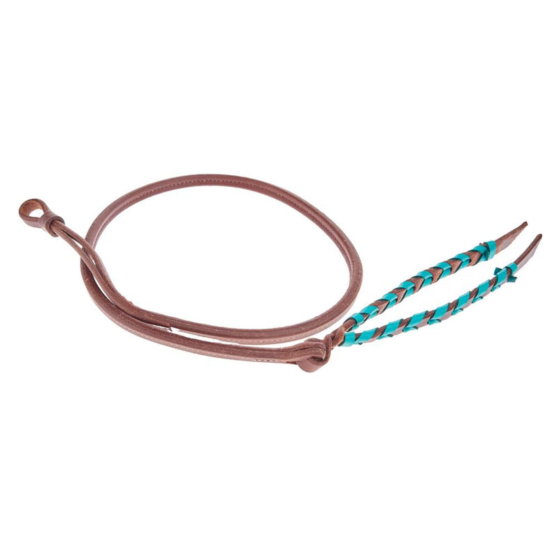 Turquoise Laced Popper Heavy Oiled Leather Over N Under