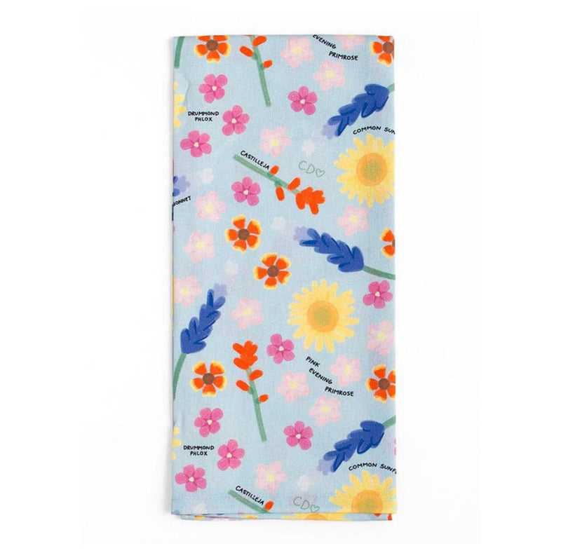 Wild Flowers Of Texas Tea Towel