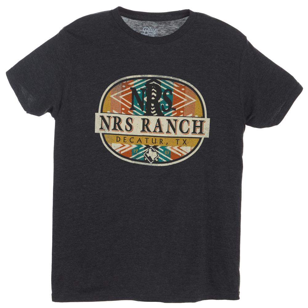 NRS NRS Ranch Black Aztec Circle Logo Tee