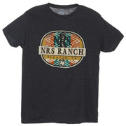 NRS Ranch Black Aztec Circle Logo Tee