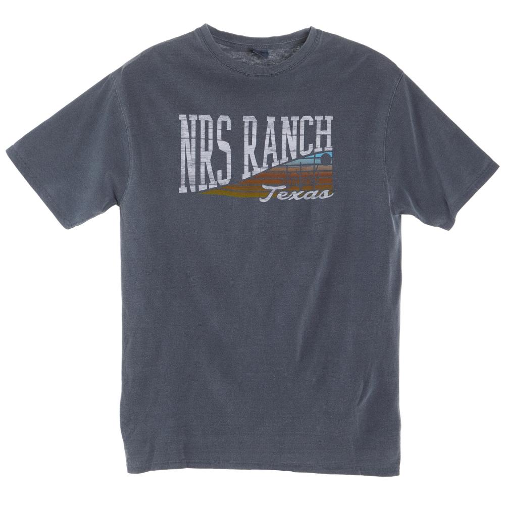 NRS NRS Ranch Texas Slope Logo Indigo Tee