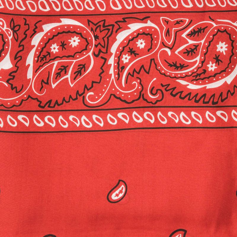 Bandana Silk Wild Rag Scarf - Red
