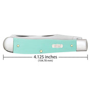 Case Seafoam Green G 0 - Smooth Trapper (10254 SS) Knife