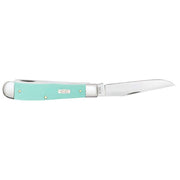 Case Seafoam Green G 0 - Smooth Trapper (10254 SS) Knife