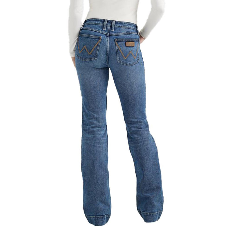 Women's Retro Mae Wide Leg Trouser Jean in Iris