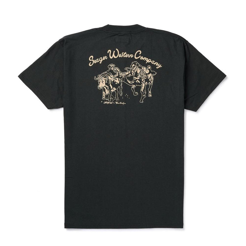 Mens Vintage Black Los Rios Tee Shirt