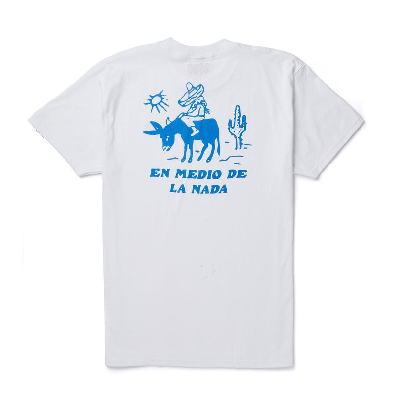 Mens Nowhere White Tee Shirt