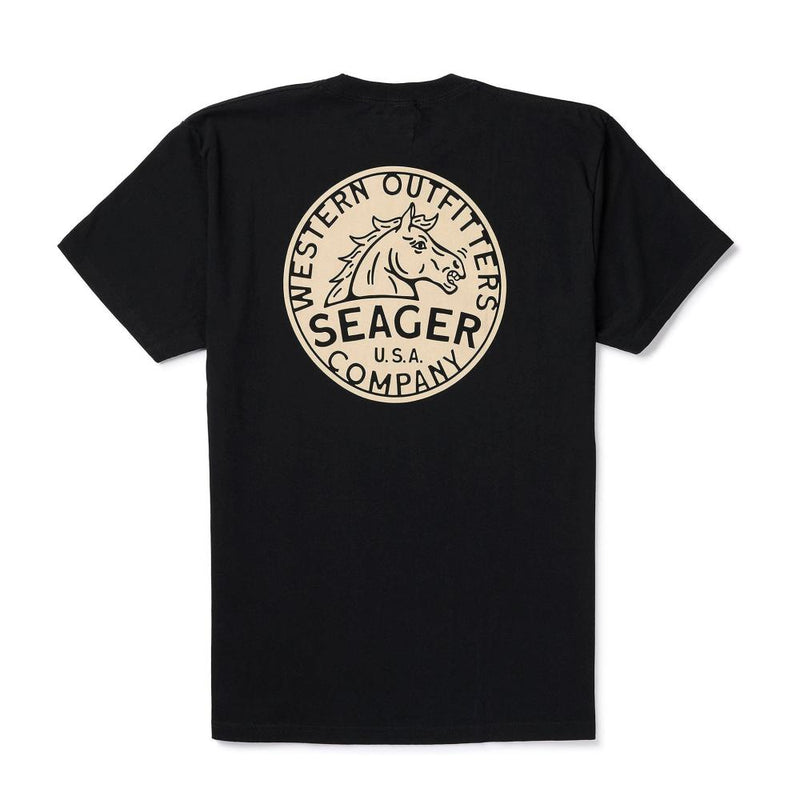 Mens Stang Black Tee