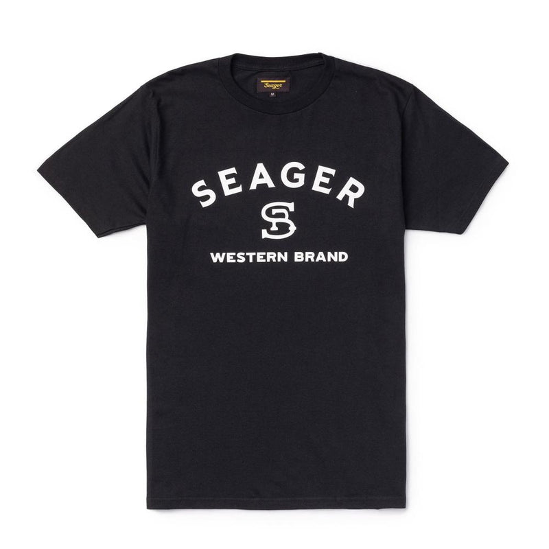 Mens Branded Black Tee