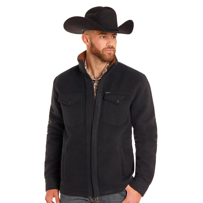n Black Twill Jacket