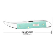Case Seafoam Green G 0 - Smooth Medium Texas Toothpick (1010094 SS) Knife