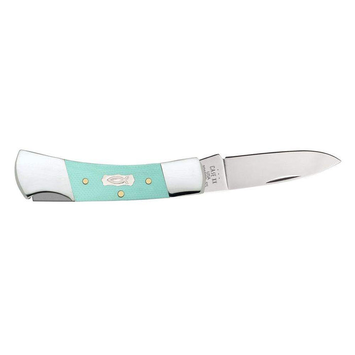 Case Seafoam Green G 0 - Smooth Lockback (101225L SS) Knife