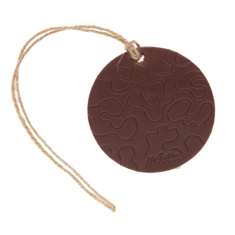 Round Leopard Strawberry Roan Car Scent
