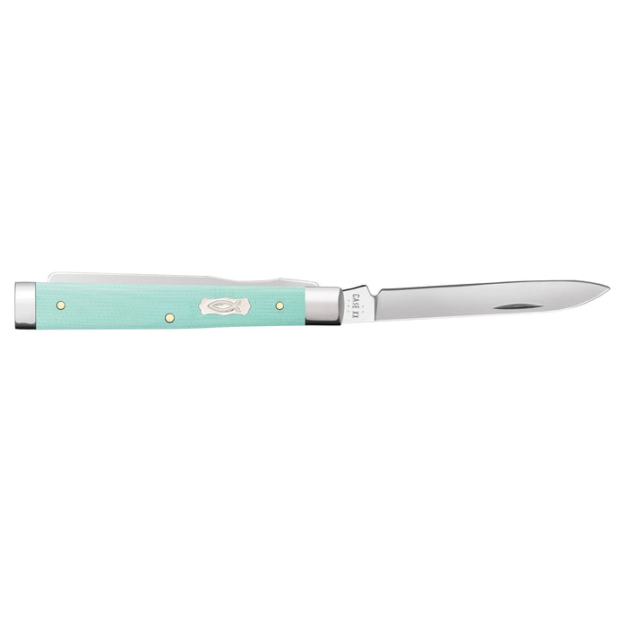 Case Knives Seafoam Green G-10 Baby Doc Knife