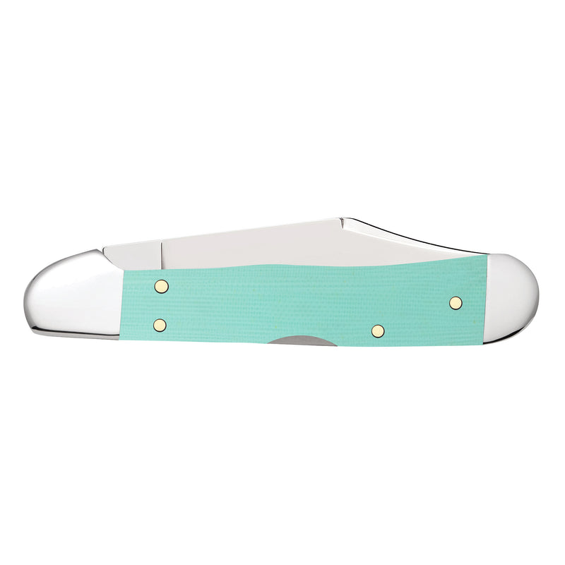 Case Knives Seafoam Green G 0 Smooth Mini CopperLock Knife
