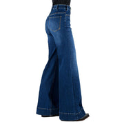 Women's Dark 715 Wide Leg Jean