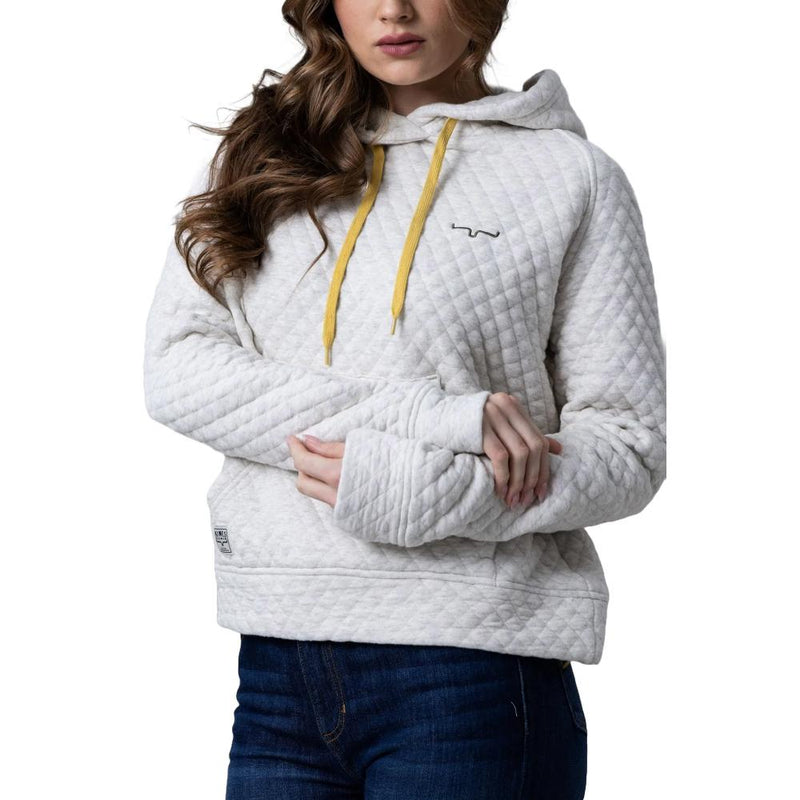 Ladies Angel Fire Natural Hoodie