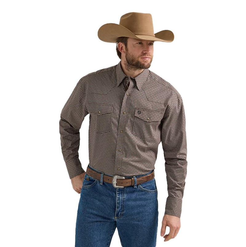 George Strait Troubadour Long Sleeve Western Snap Shirt