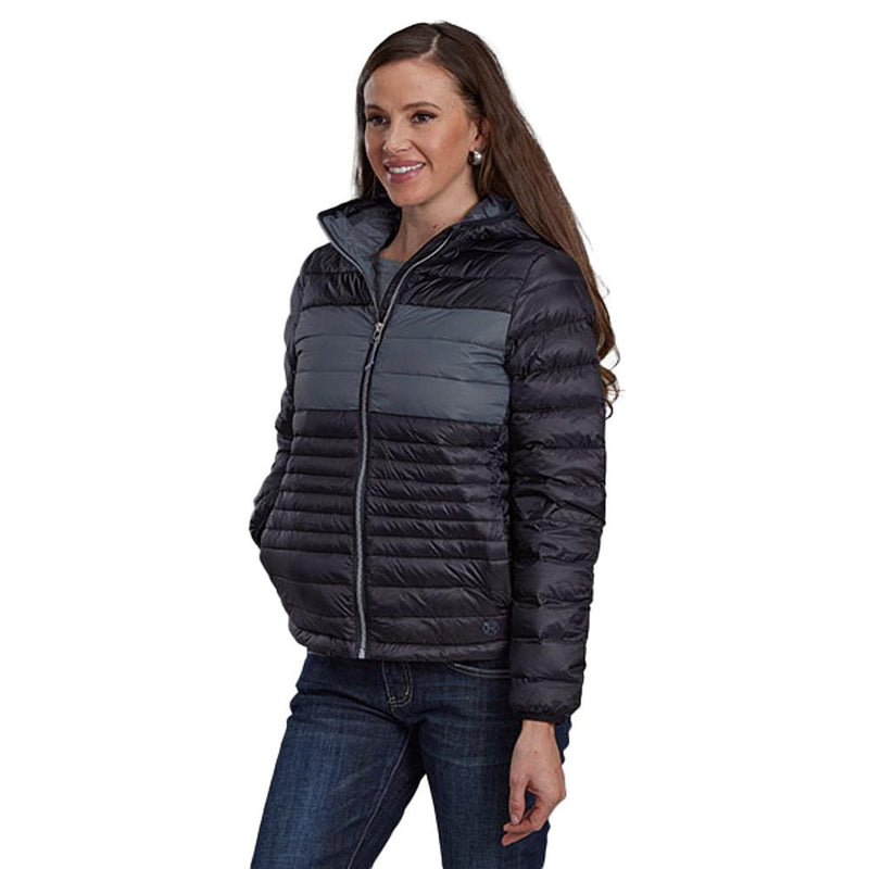 Women's Black/Grey Crushable Jacket