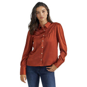 Women's Satin Rodeo Blouse