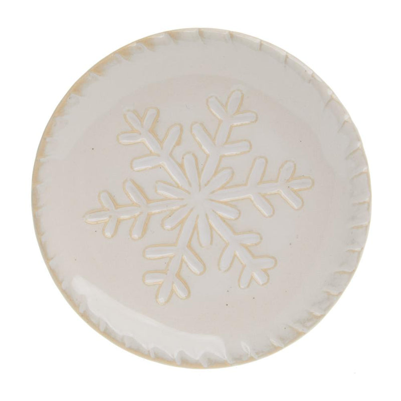 Snowflake Tidbit Plate