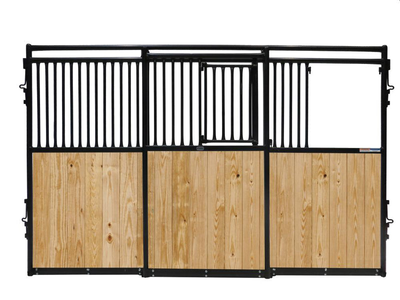 Pin Connect Premier Stall Front-12ft BLACK