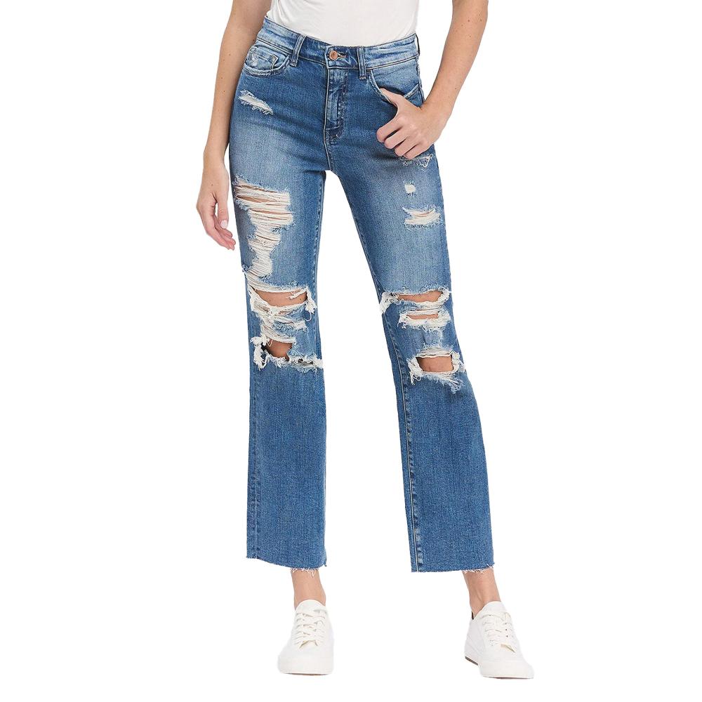 Distressed Relaxed Jeans