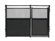 EXPO STALL FRONT VERTICAL RAIL 10` POLY INSTALLED