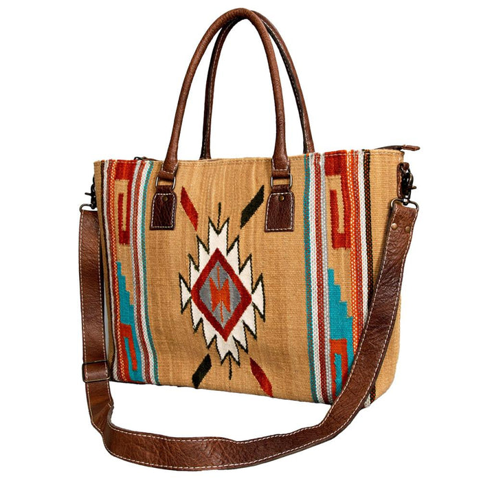 Tan Saddle Blanket Tote