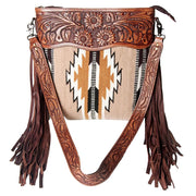 Saddle Blanket Tooled Bag