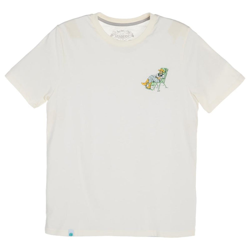 Mens White Oasis Tee