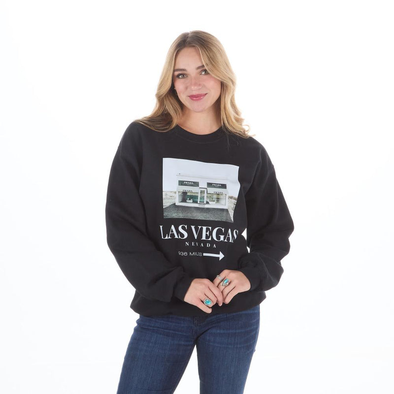 Womens Marfa Black Sweatshirt