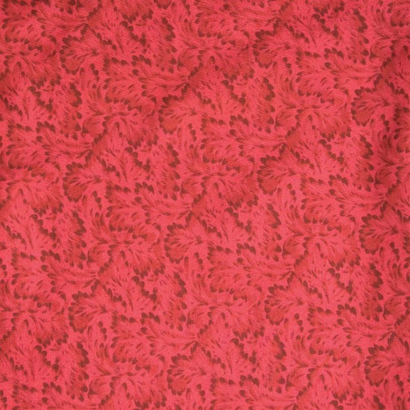 Calico Silk Wild Rag Scarf - Crimson