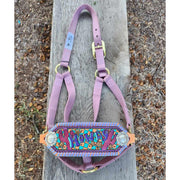 Lavender Howdy Cactus Bronc Halter