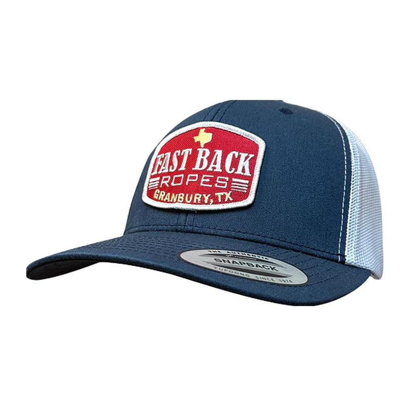 Navy and White Logo Patch Mesh Back Cap