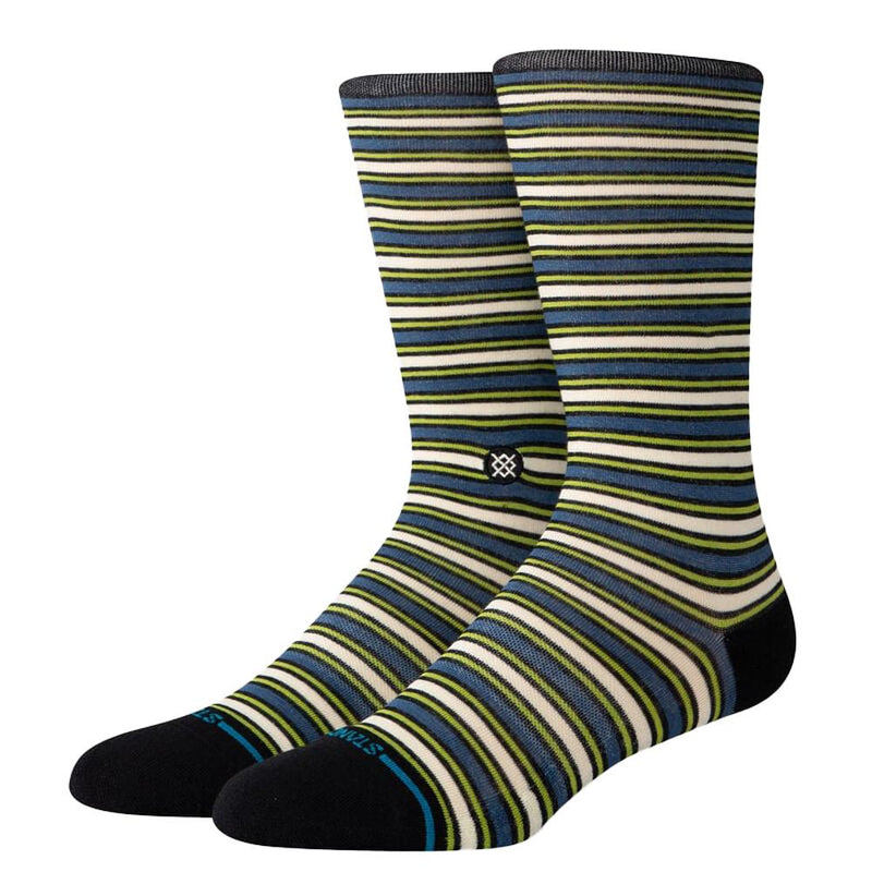 Womens Fate Black Crew Socks