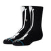 Kids Bones Black Crew Socks