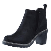 Women`s Corky's Bite Me Black Oiled Faux Suede Bootie