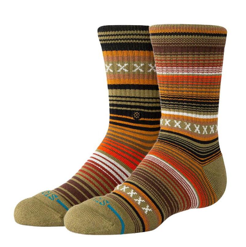Kid`s Curren Green Crew Socks