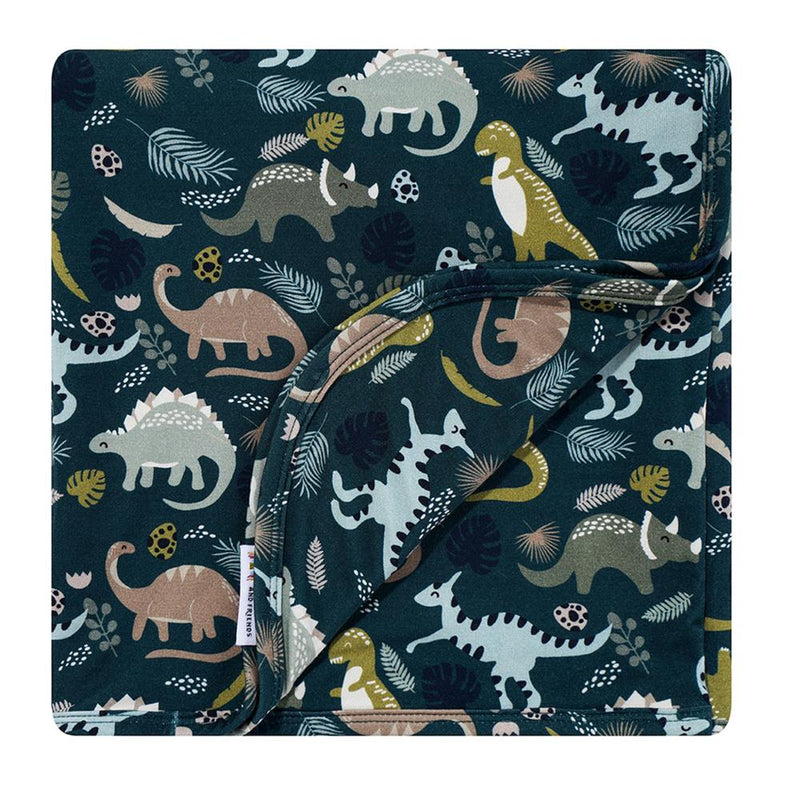 Prehistoric Dino Bamboo Blanket