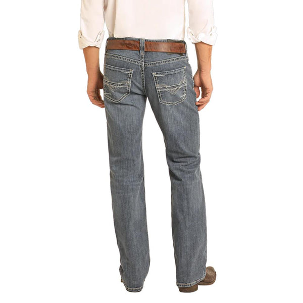 Rock & Roll Denim N Two Tone Rope Pistol Straight Jean