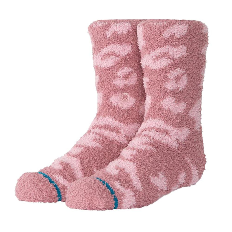 Kids Purrfect Dusty Rose Crew Socks