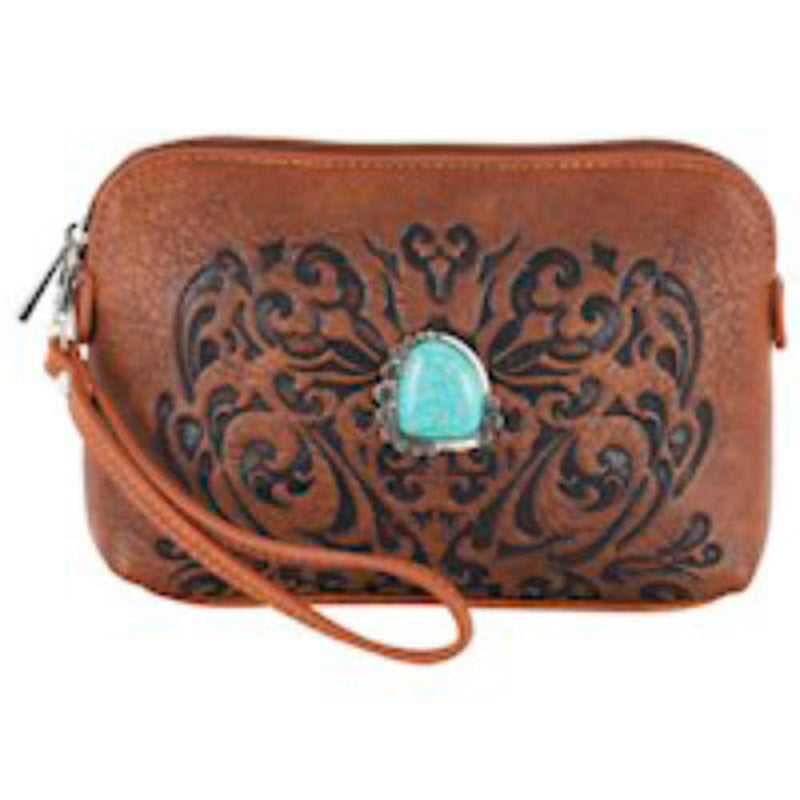 Embossed Cosmetic Pouch