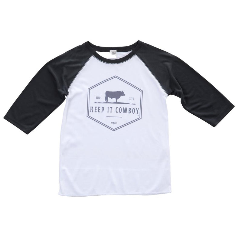 Boys Keep It Cowboy Long Sleeve Tee